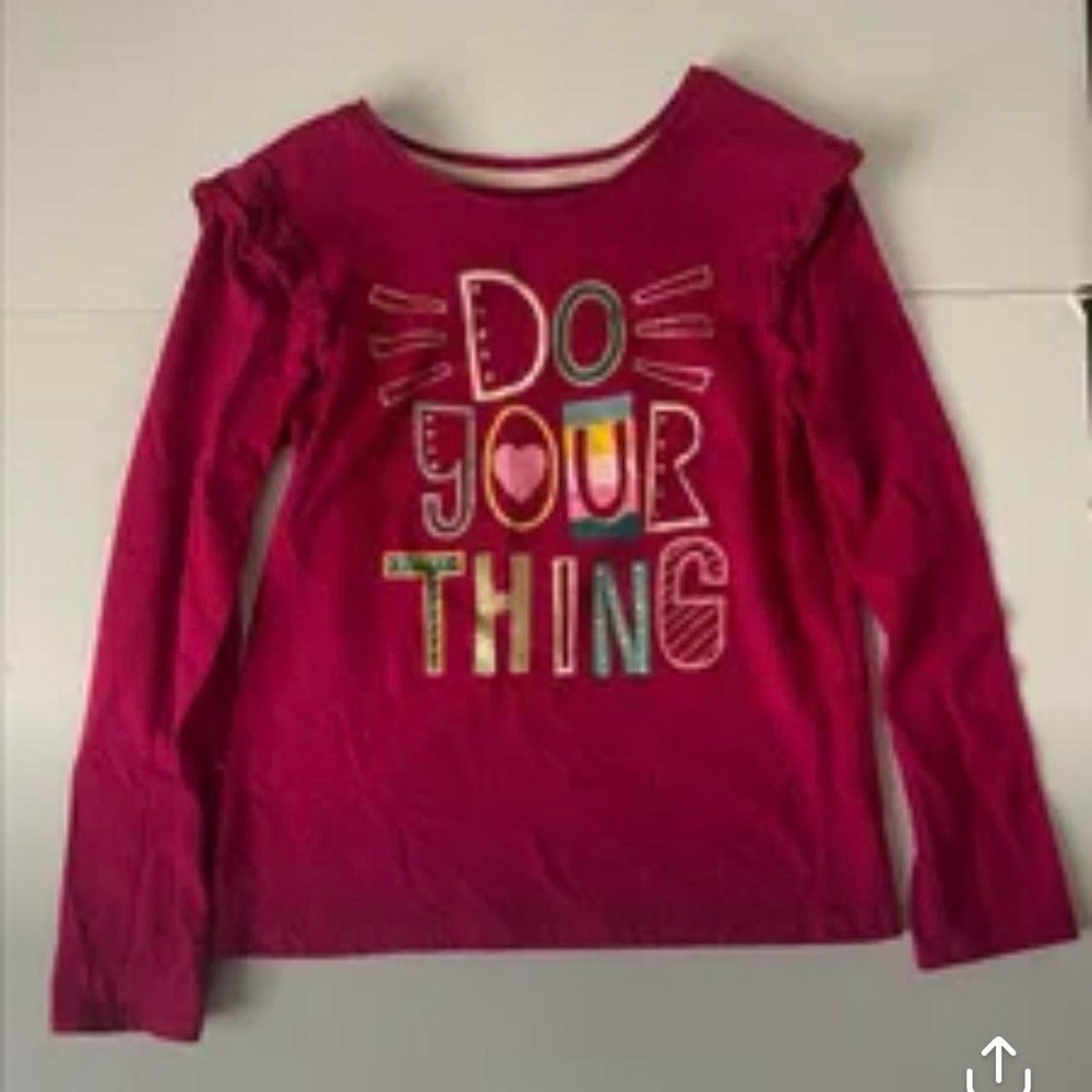 Kids Pink Long Sleeve Shirt - 'Do Your Thing'